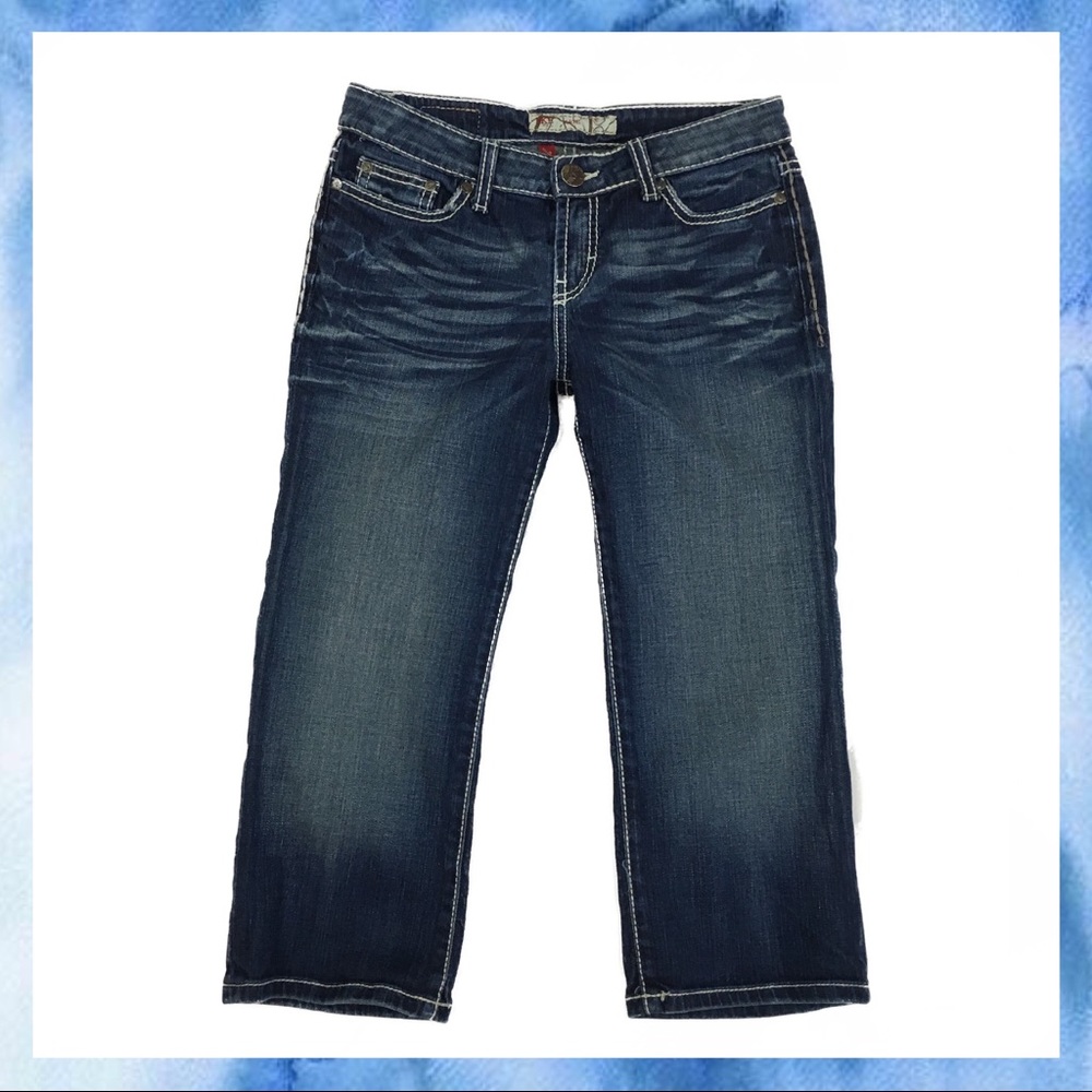 BKE for Buckle Kate Dark Wash Cropped Capri Jeans